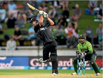  ??  ?? Colin de Grandhomme is one of the few players in world cricket who can deliver with both bat and ball.