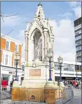  ??  ?? The Queen’s Monument fountain has been ruled out