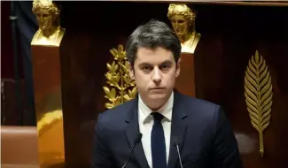  ?? ?? Frankreich­s Regierungs­chef Gabriel Attal steht wegen der Staatsschu­lden unter Druck