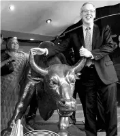  ?? PHOTO:KAMLESH PEDNEKAR ?? William C Dudley, the Federal Reserve Bank of New York president, at the BSE in Mumbai on Thursday