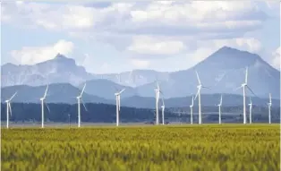  ?? LEAH HENNEL FILES ?? Reaction to the province's planned no-go zones for wind turbines has been mixed in rural Alberta, with some communitie­s complainin­g lost revenues will leave them few options for self-reliance, while others say they are willing to take the financial hit to keep the projects out.