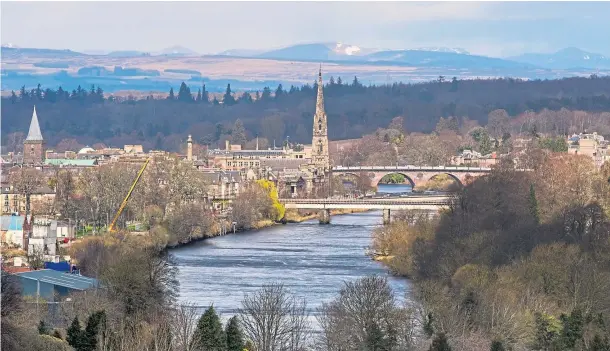  ?? ?? GREEN GOALS: It is hoped that Perth will become Scotland’s first carbon-neutral city by 2040. Pictures by Steve Macdougall.