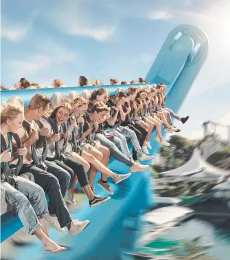  ??  ?? The Vortex ride at Sea World is due to open in time for the Easter school holidays.