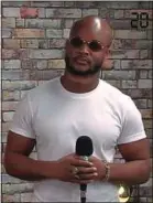  ??  ?? Le rappeur nous a rendu visite pour un Facebook live, mercredi.