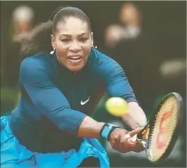  ?? Clive Brunskill Getty Images ?? SAID SERENA WILLIAMS of her quarterfin­al struggles against 60th-ranked Yulia Putintseva: “Honestly, I didn’t see the light at the end of the tunnel.”