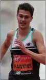  ??  ?? Callum Hawkins finished in fourth place in the Great North Run