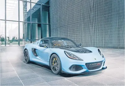  ??  ?? The Lotus Exige Sport 410.