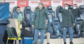  ?? FOTO: GETTY ?? Manuel Pellegrini, durante el encuentro que el Real Betis disputó en La Cerámica