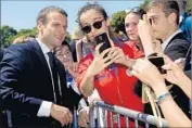  ??  ?? MACRON, a former banker, has promised a more business-friendly environmen­t in France.