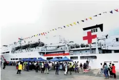  ??  ?? PEDRO PARENTE | ANGOP Embarcação atracada em Luanda tem aparelhos modernos
