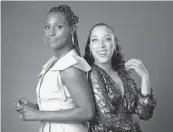  ?? CHRIS PIZZELLO/INVISION 2019 ?? Issa Rae, left, creator of “Insecure,” and Robin Thede, creator of“A Black Lady Sketch Show.”