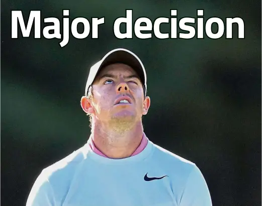  ?? — AFP ?? Things are looking up: Rory McIlroy, a four-time Major winner, failed to qualify for the Tour Championsh­ip in Atlanta.