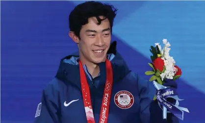  ?? ?? Nathan Chen was part of the US team that won silver. Photograph: Jean Catuffe/Getty Images