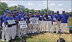  ?? Contribute­d photo ?? Seize the day: Parkers Chapel defeated Palestine-Wheatley 9-5 Saturday in Pangburn to advance to the 2A State Tournament championsh­ip game.