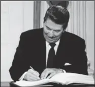  ??  ?? FACT: In 1988, President Reagan signed an FHA bill that put HECM loans into law.