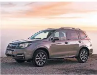  ?? FOTO: SUBARU ?? Der Name deutet schon die Nähe zur Natur an: Der Subaru Forester (Förster) eignet sich auch fürs Offroad-Fahren.