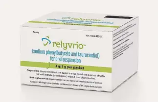  ?? Amylyx photos ?? Amylyx Pharmaceut­icals has set a list price of $158,000 per year for Relyvrio, a new medication for ALS, a severe neurologic­al disorder that causes paralysis and death.