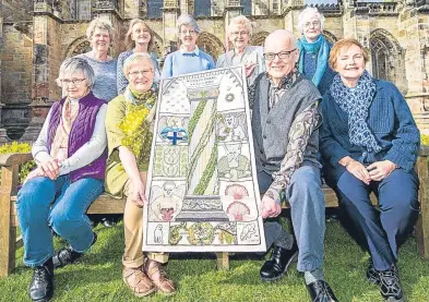  ?? Picture: Wullie Marr/ Deadline News. ?? Back, from left, Phillipa Peat, Lesley Kerr, Jinty Murray, Margaret Humphries, Jean Lindsay, and front, Barbara Stokes, Fiona McIntosh, Andrew Crummy and Anne Beedie with the new panel.