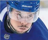  ?? RICK MADONIK TORONTO STAR ?? Leafs centre Auston Matthews missed 14 games with a left shoulder injury but still has 30 goals and 30 assists in 53 games.