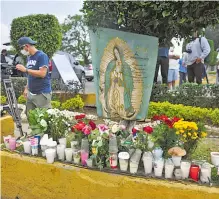  ?? DANIEL HIDALGO ?? un memorial por los fallecidos