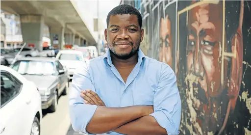  ?? Picture: DAYLIN PAUL ?? NEW THEATRICAL LANGUAGE: Director Khayelihle ‘Dom’ Gumede is a thoughtful trailblaze­r. His play Crepuscule played to packed houses in mid-2015