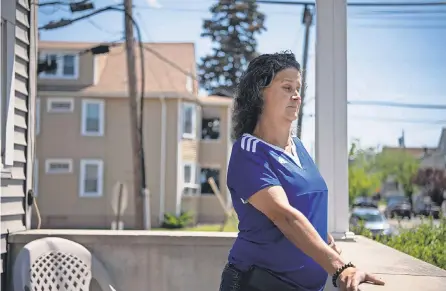  ?? MICHAEL KARAS/ USA TODAY NETWORK ?? Martha Arencibia lives in Paterson, N. J., where rainwater, snowmelt and wastewater funnel into the same sewer system pipes. Her home has been flooded with wastewater when the system gets overwhelme­d.