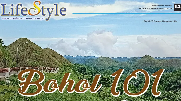  ??  ?? BOHOL’S famous Chocolate Hills