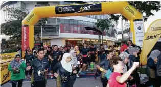  ??  ?? The National Geographic Earth Day Run 2019 aims to raise awareness on plastic pollution.