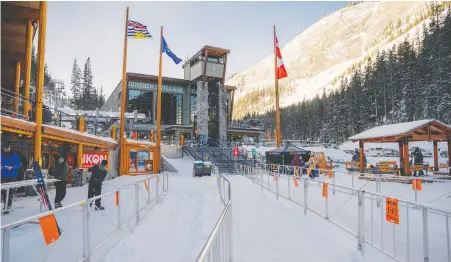  ?? BANFF SUNSHINE VILLAGE ?? Banff Sunshine Village is among the ski resorts taking safety seriously.