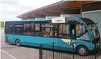  ?? ?? ●●An Arriva bus at Macclesfie­ld Bus Station