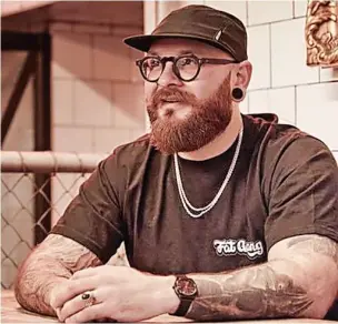  ??  ?? Plumber turned food blogger Samuel Bradbury now has more than 40,000 Instagram followers