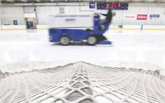  ?? BRENDAN MILLER FILE ?? The Zamboni marked the 65th anniversar­y of its debut in a Canadian NHL rink — the Montreal Forum — earlier this month.