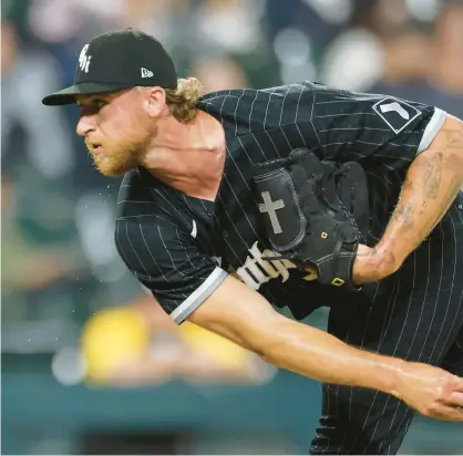 ?? JOHN J. KIM/CHICAGO TRIBUNE ?? White Sox pitcher Michael Kopech delivers against the Twins on Sept. 15 at Guaranteed Rate Field.