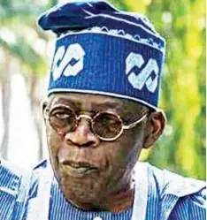  ??  ?? Tinubu