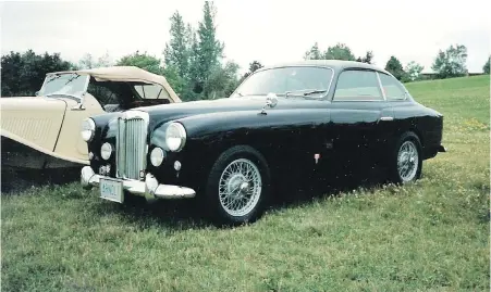  ??  ?? The four-passenger Arnolt MG coupe had a light, airy feeling. About 100 couples and roadsters were produced in 1952 and 1953.