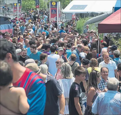  ?? FOTO: PERE PUNTÍ ?? Las elecciones de 2015 Cinco años después, la junta directiva que ganó afronta su última temporada del mandato