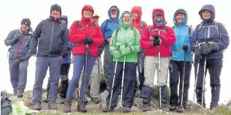  ??  ?? Windswept The high group atop Meall Garbh