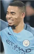  ??  ?? Gabriel Jesus celebrates