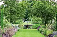  ??  ?? BACK IN BUSINESS: Kew Gardens, top. Left: A waterfall at Edinburgh, and, above, pretty Picton Gardens