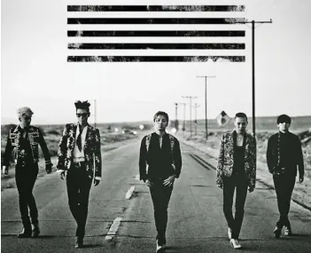  ??  ?? The black-and-white profile photo of Big Bang in Facebook.