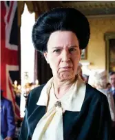  ??  ?? Right royal farce: Vicki Pepperdine as Princess Anne in The Windsors
