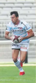  ?? Photo Icon Sport ?? Juan Imhoff, redoutable machine à marquer, entend bien inscrire son 88e essais sous les couleurs du club des Hauts-de-Seine.