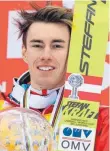  ?? FOTO: AFP ?? Bester Skispringe­r/-flieger dieses Winters: Stefan Kraft.