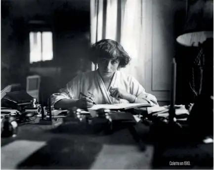  ??  ?? Colette en 1910.