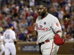  ?? ASSOCIATED PRESS FILE PHOTO ?? Phillies first baseman Ryan Howard knows changes may be in store in his future.