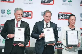  ??  ?? RECONOCIMI­ENTO La FIA ha premiado a las cuatro ediciones en México (2015, 2016, 2017 y 2018) como las mejores del año.
