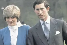  ?? ?? Prince Charles, 32, and Lady Diana Spencer, 19, announced their engagement on this day in 1981