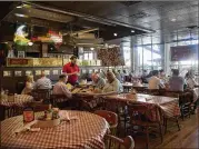  ?? ANA RAMIREZ / AMERICAN-STATESMAN ?? Neon signs, portraits, paintings of musicians and other items from Austin history hang on the walls of Threadgill’s World Headquarte­rs. A possible previous closing was averted last October.