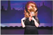  ?? Rick Markovich ?? Tammy Nelson as the superstar British vocalist Adele in “Beach Blanket Babylon.”