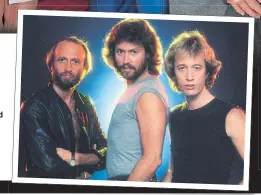  ??  ?? The Bee Gees in the 1980s with Gibb brothers Barry, centre, Maurice, left, and Robin, right